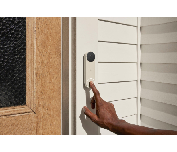 GOOGLE Wideodzwonek do drzwi Google Nest Doorbell Linen - 741074 - zdjęcie 6